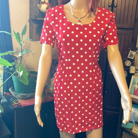 My Michelle Dresses Vintage My Michelle Polka Dot Dress Size 56 Poshmark